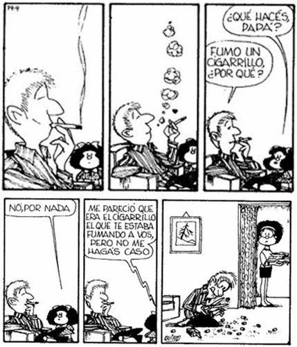 Mafalda y el tabaco